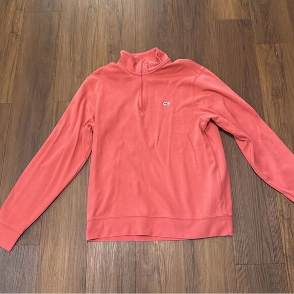 Vineyard Vines Other - Vineyard Vines Coral Quarter-Zip Pullover Men’s size Small